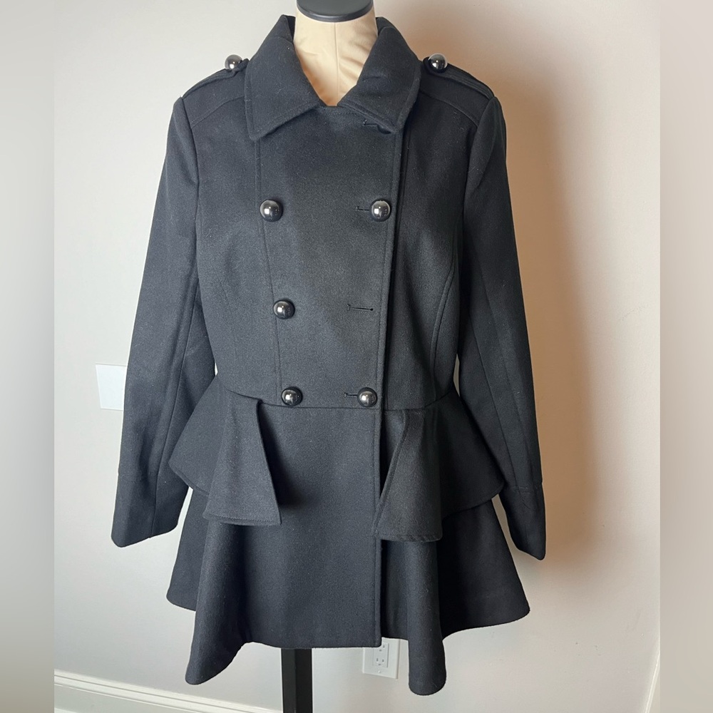 M60 Miss Sixty Coat Large Black